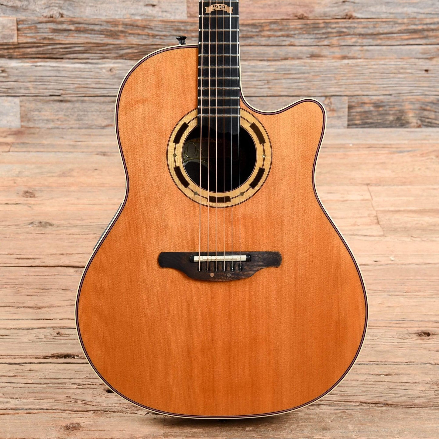 Ovation Collector's Series '94 Natural 1994 Acoustic Guitars / Built-in Electronics
