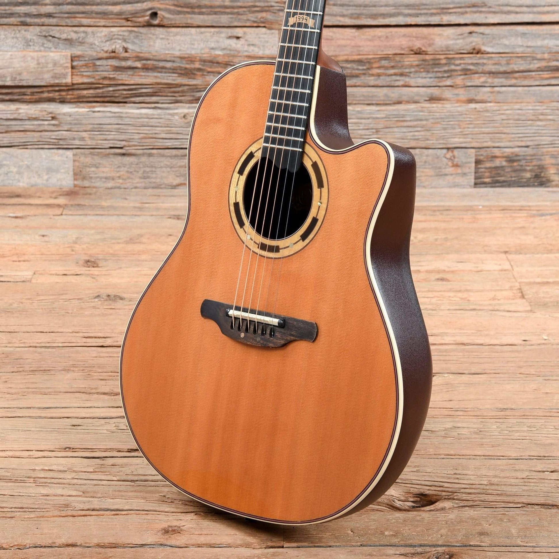Ovation Collector's Series '94 Natural 1994 Acoustic Guitars / Built-in Electronics