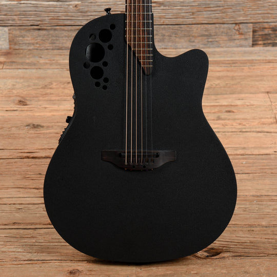 Ovation Elite T Black Acoustic Guitars / Dreadnought