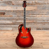 Ovation 30th Anniversary Transparent Red Flame Acoustic Guitars / Parlor