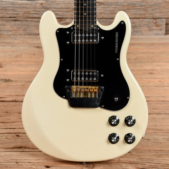Ovation Preahcer White 1978 Electric Guitars / Solid Body