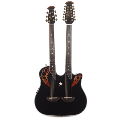 Ovation Richie Sambora Signature Elite Double Neck Gloss Black Electric Guitars / Solid Body