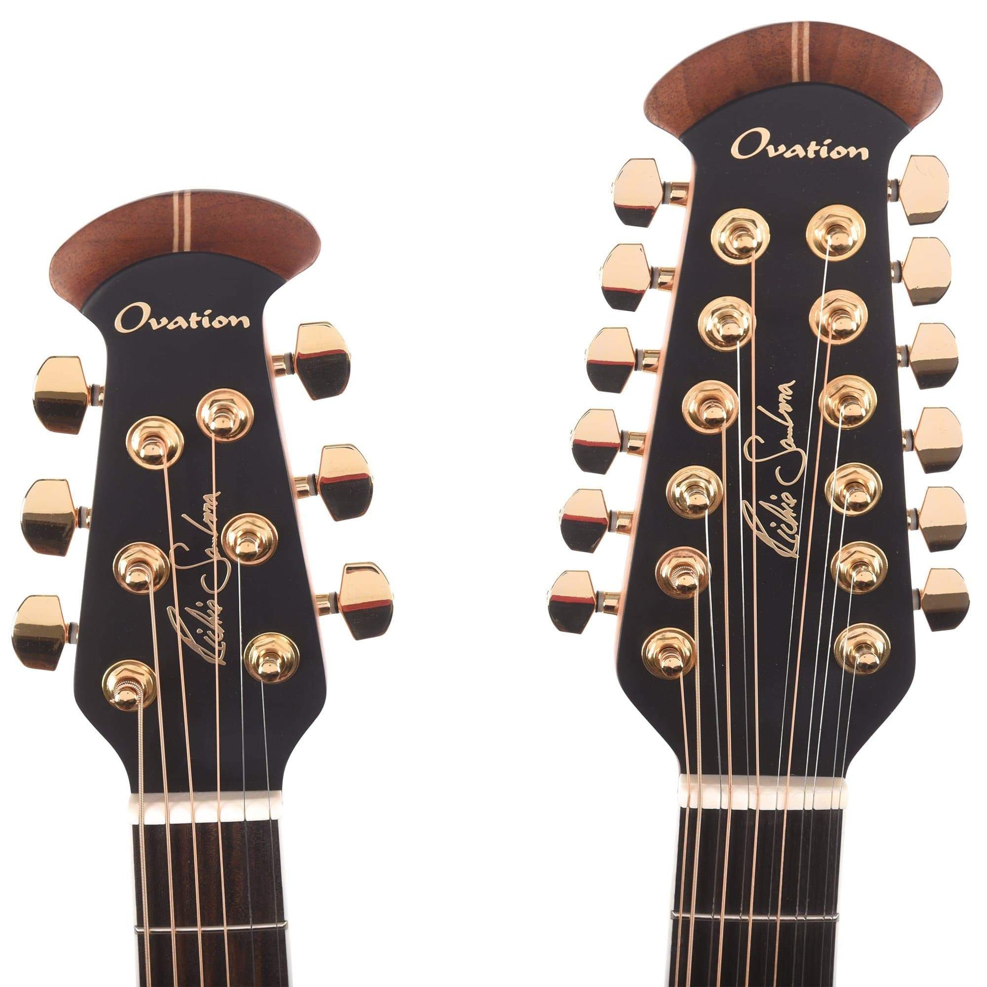 Ovation Richie Sambora Signature Elite Double Neck Gloss Black Electric Guitars / Solid Body