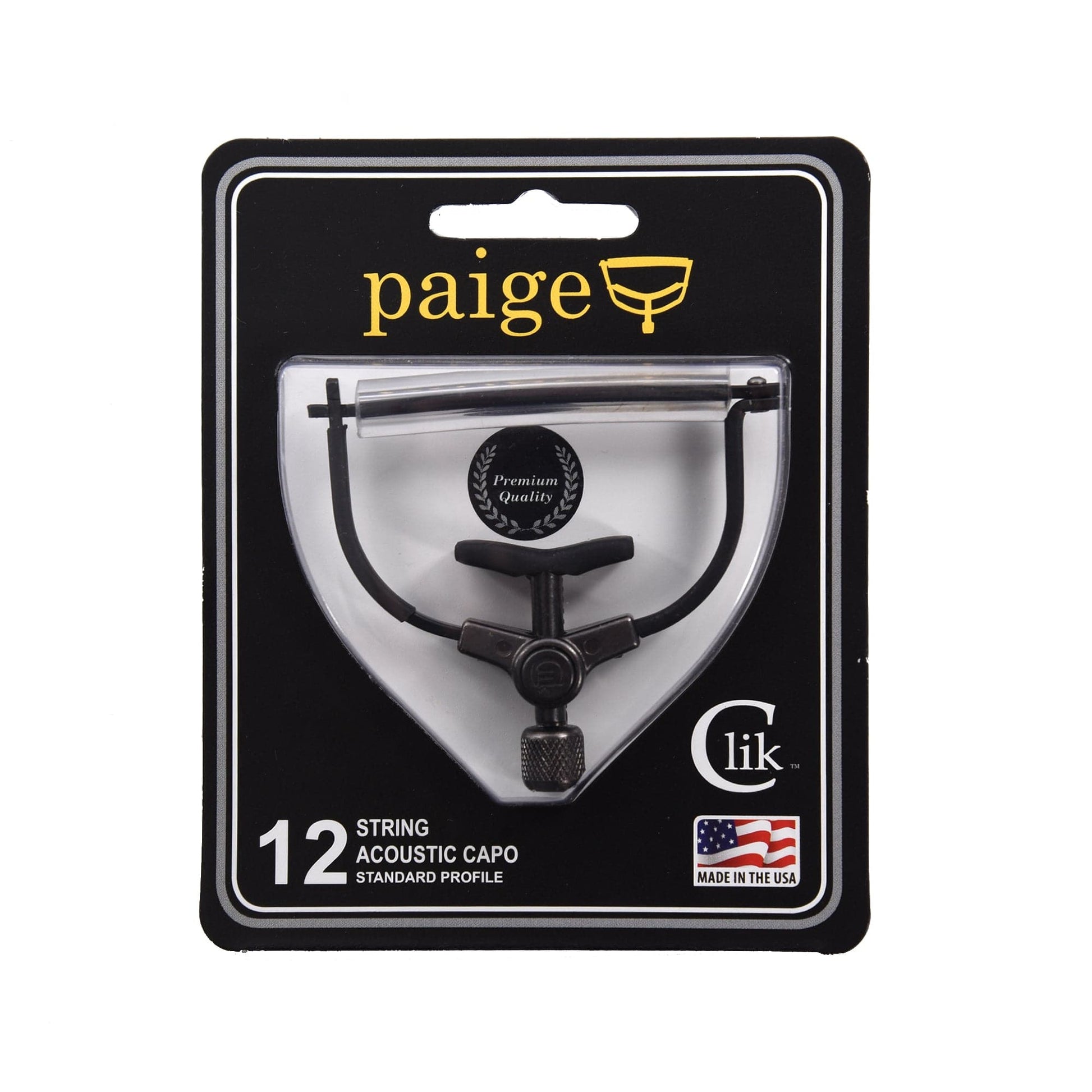 Paige Clik PC-12 12-String Acoustic Capo Accessories / Capos