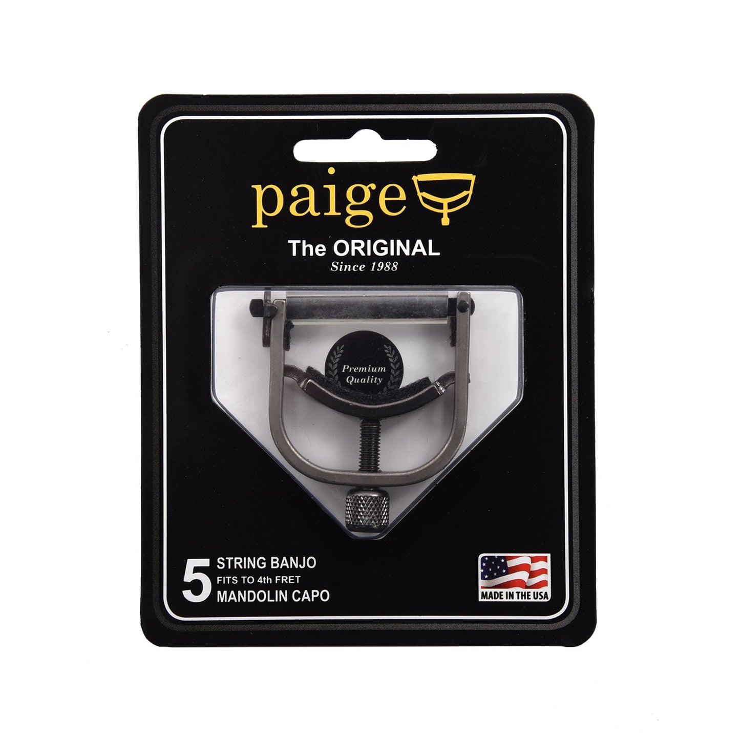 Paige Original P-BN Banjo/Mandolin Capo Satin Nickel Accessories / Capos