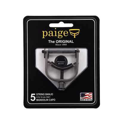 Paige Original P-BN Banjo/Mandolin Capo Satin Nickel Accessories / Capos