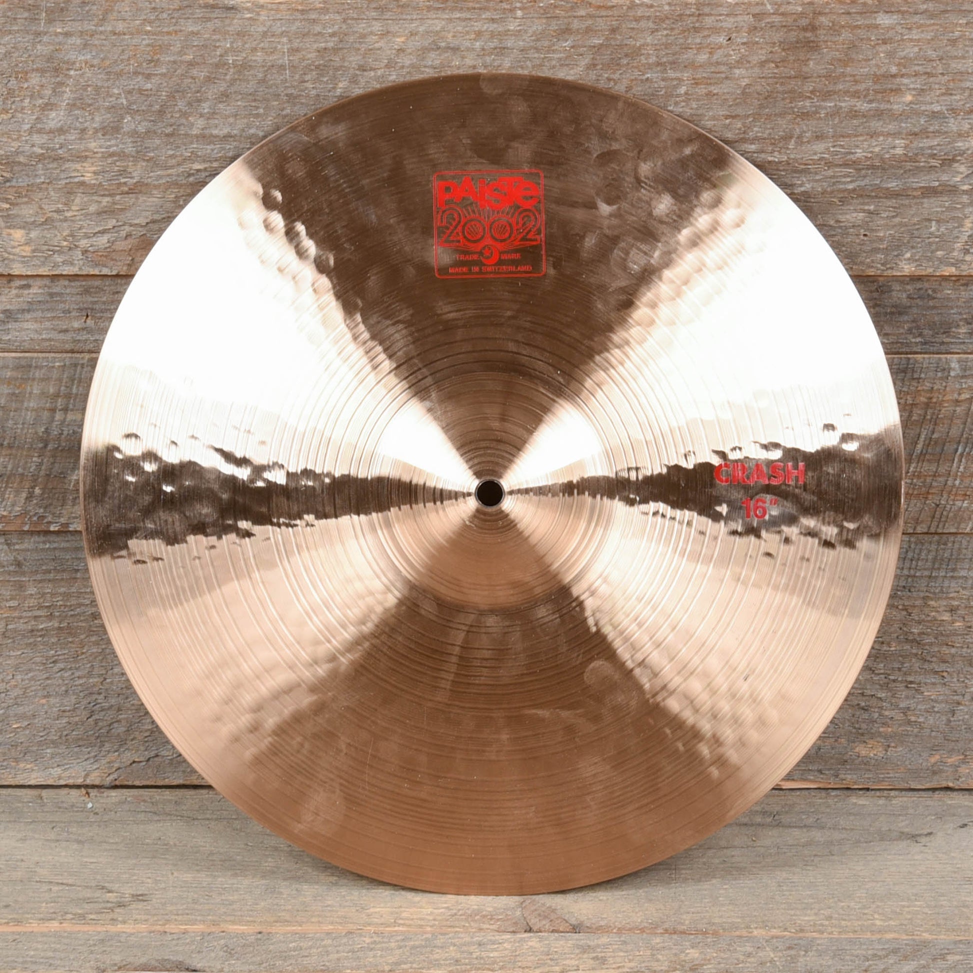 Paiste 16" 2002 Crash Cymbal Drums and Percussion / Cymbals / Crash