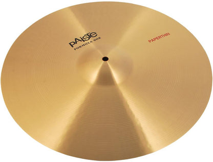 Paiste 16" Formula 602 Paper Thin Crash Cymbal Drums and Percussion / Cymbals / Crash