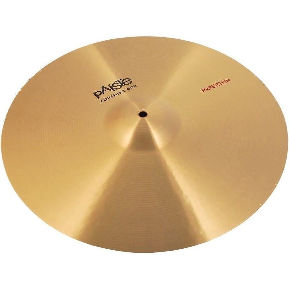 Paiste 16" Formula 602 Paper Thin Crash Cymbal Drums and Percussion / Cymbals / Crash