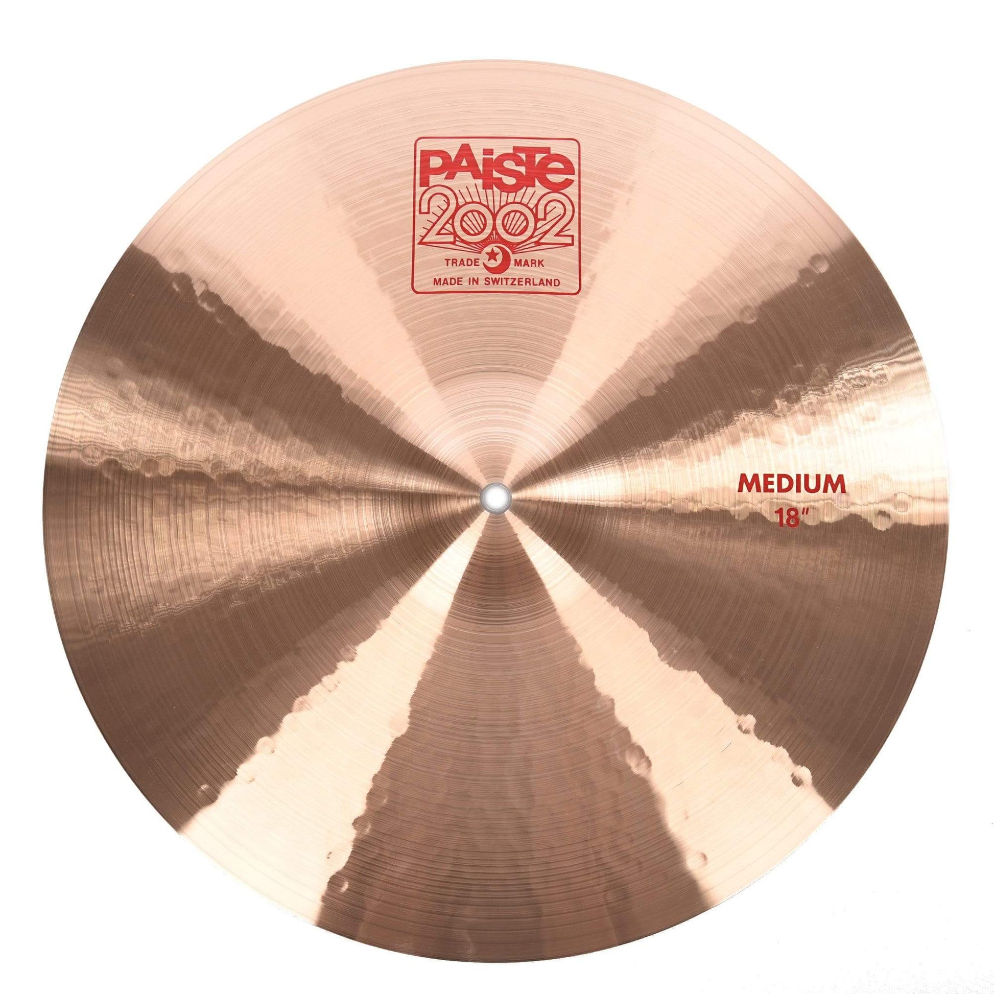 Paiste 18" 2002 Medium Crash Cymbal Drums and Percussion / Cymbals / Crash