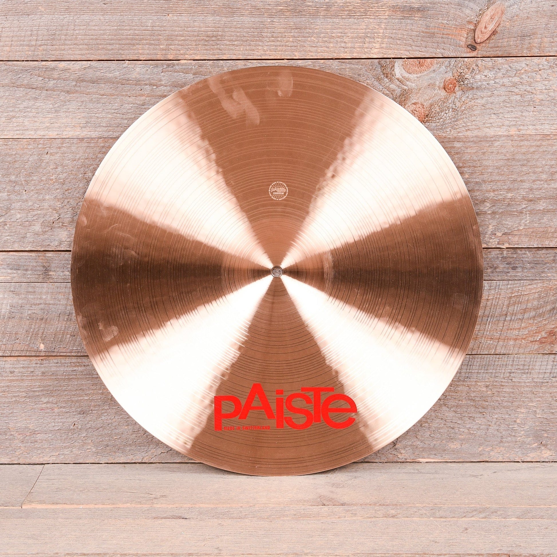 Paiste 20" 2002 Crash Cymbal Drums and Percussion / Cymbals / Crash