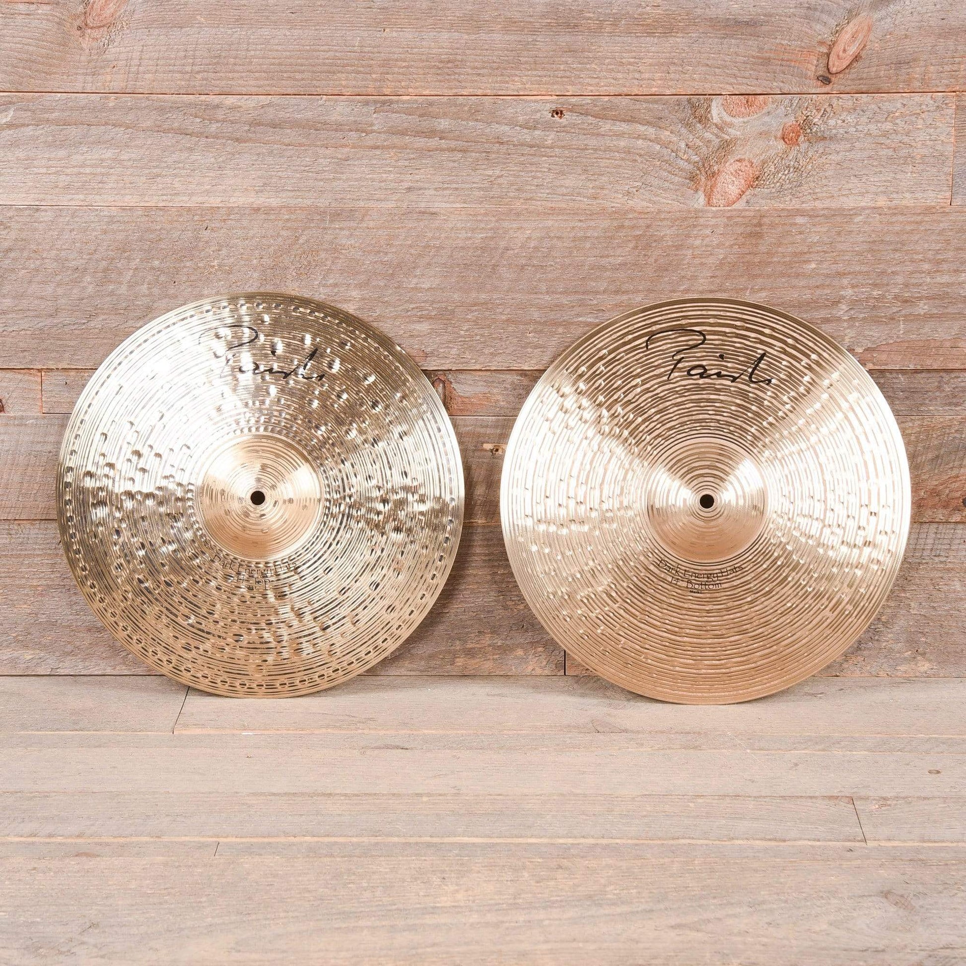 Paiste 14" Dark Energy Mark I Hi-Hat Pair Drums and Percussion / Cymbals / Hi-Hats