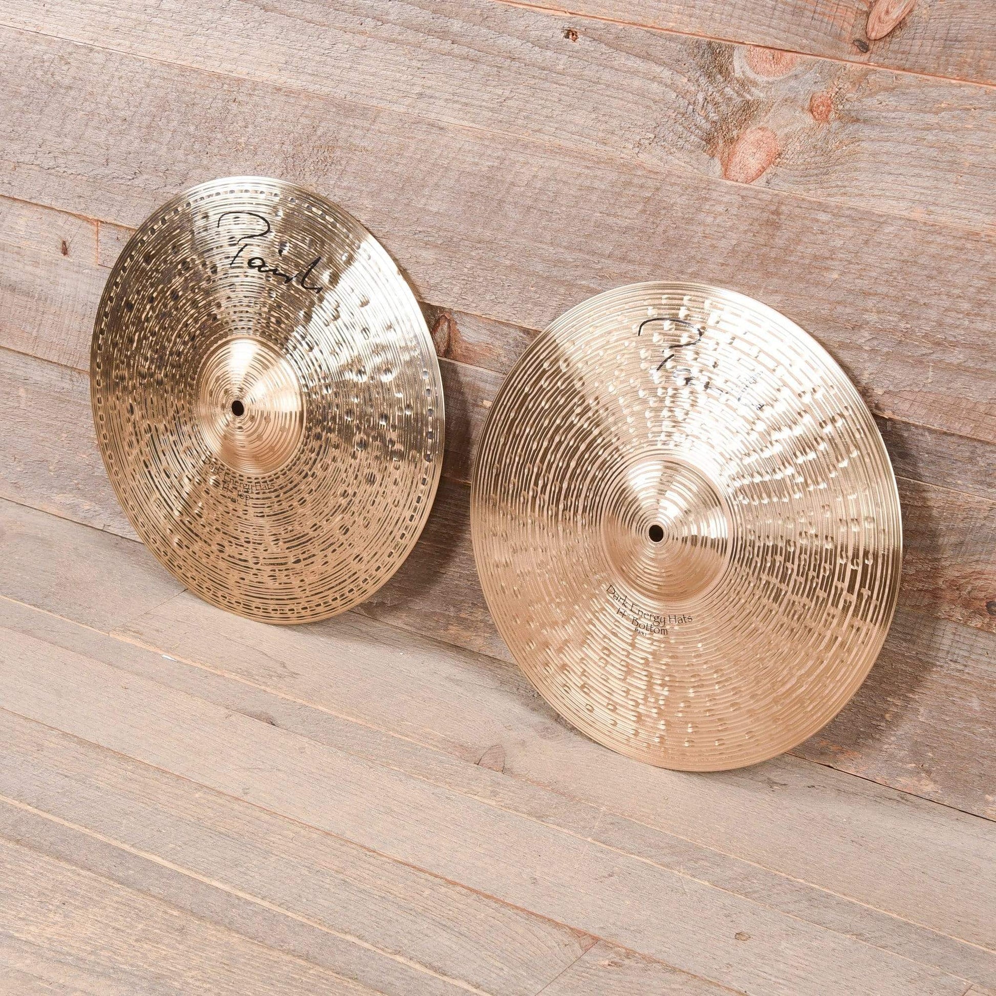 Paiste 14" Dark Energy Mark I Hi-Hat Pair Drums and Percussion / Cymbals / Hi-Hats