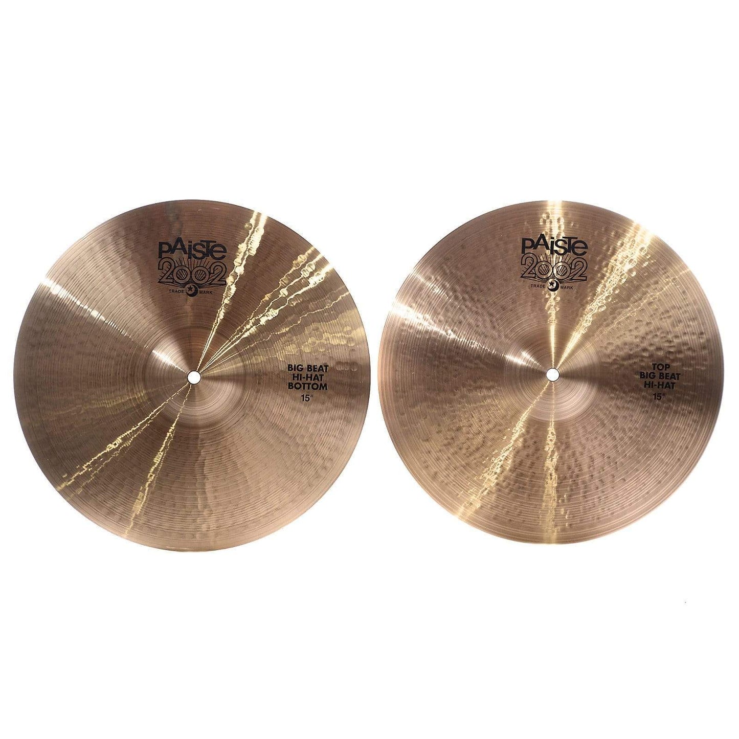 Paiste 15" 2002 Big Beat Hi-Hat Pair Drums and Percussion / Cymbals / Hi-Hats