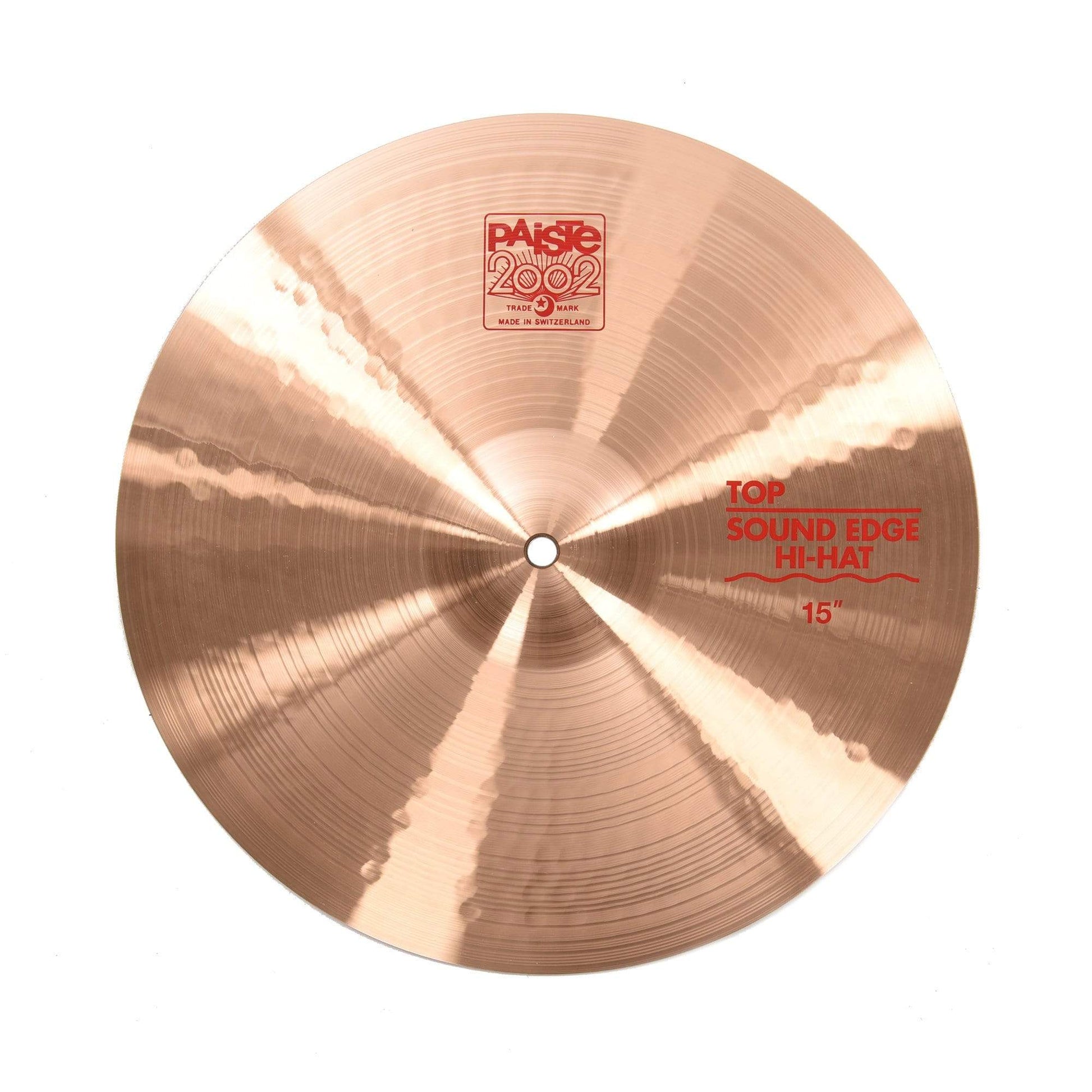 Paiste 15 2002 Sound Edge Hi Hat Pair Chicago Music