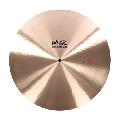 Paiste 18" Formula 602 Thin Flat Ride Drums and Percussion / Cymbals / Ride