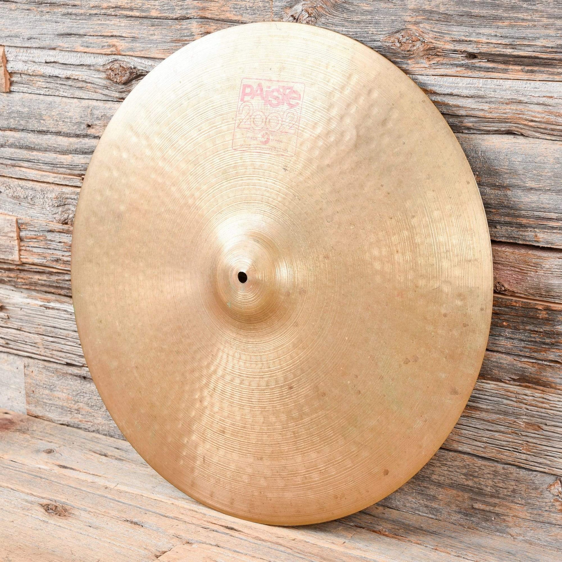Paiste 22" 2002 Ride Drums and Percussion / Cymbals / Ride