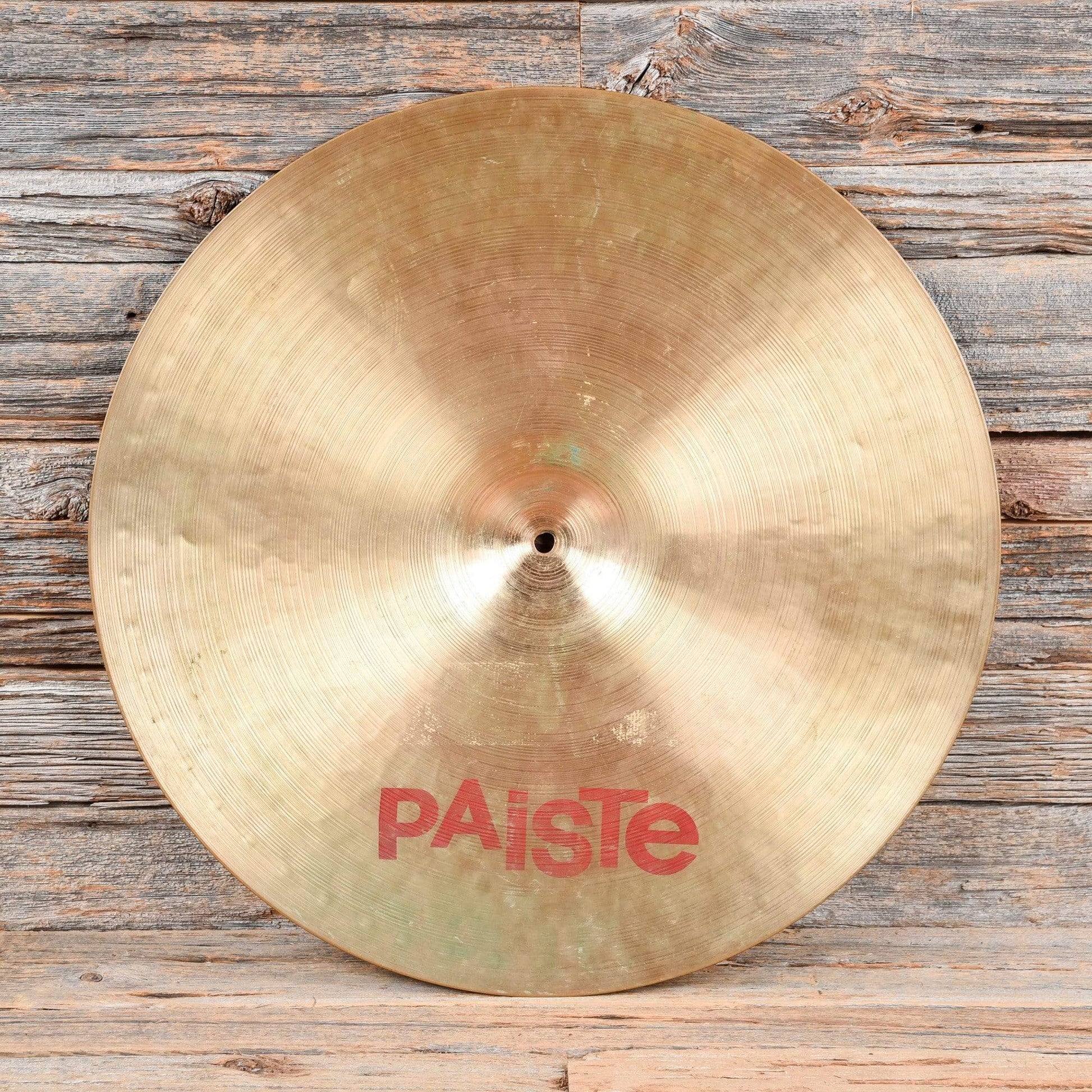 Paiste 22" 2002 Ride Drums and Percussion / Cymbals / Ride