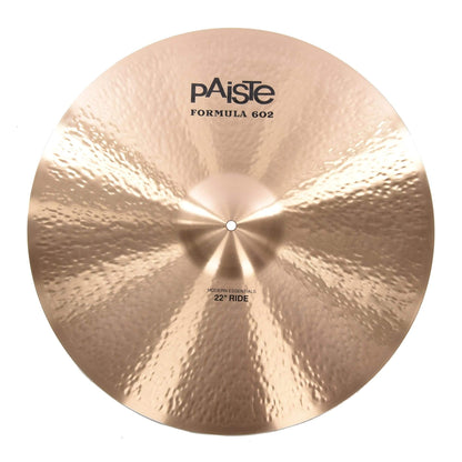 Paiste 22" Formula 602 Modern Essentials Ride Cymbal Drums and Percussion / Cymbals / Ride