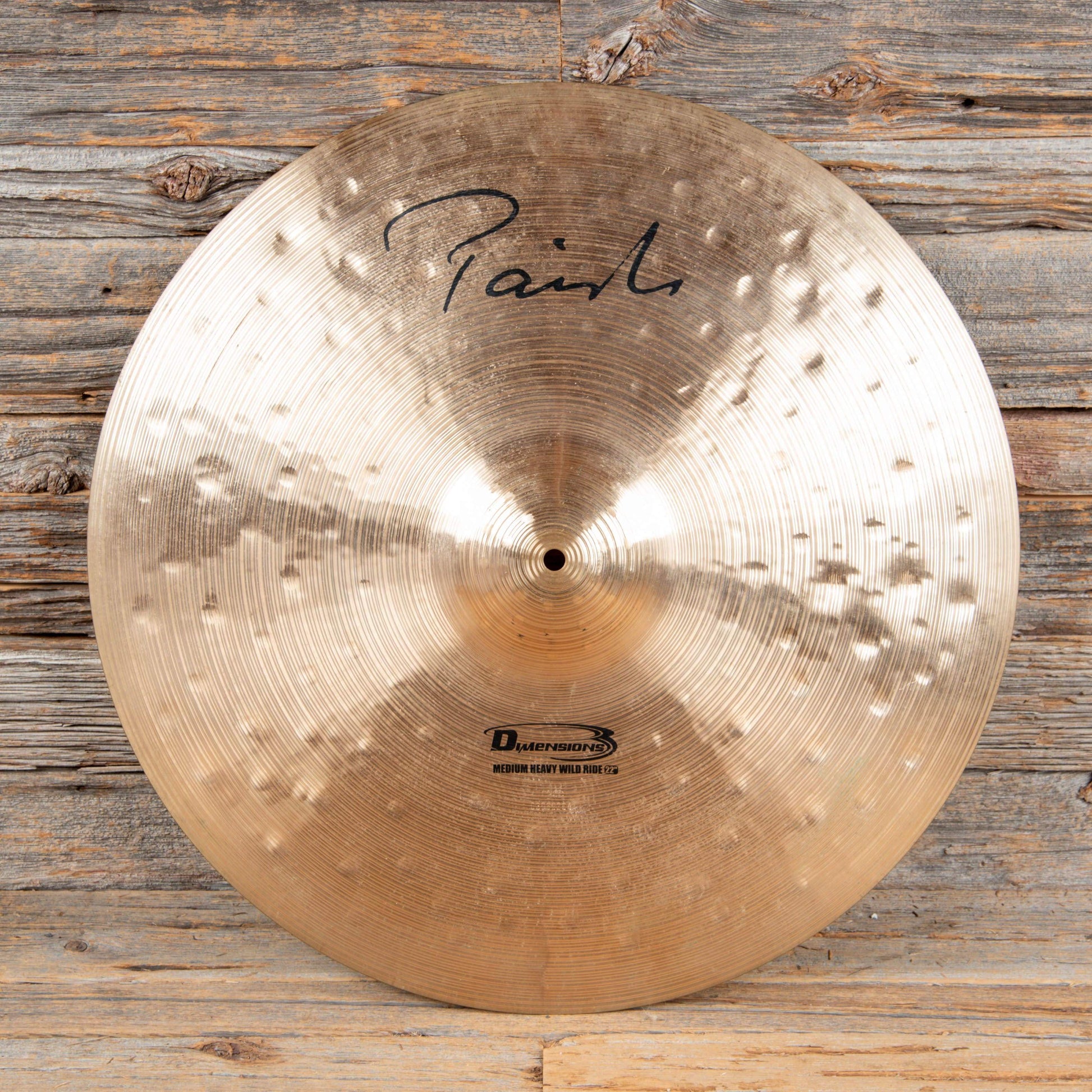 Paiste Dimensions 22" Medium Heavy Wild Ride Drums and Percussion / Cymbals / Ride