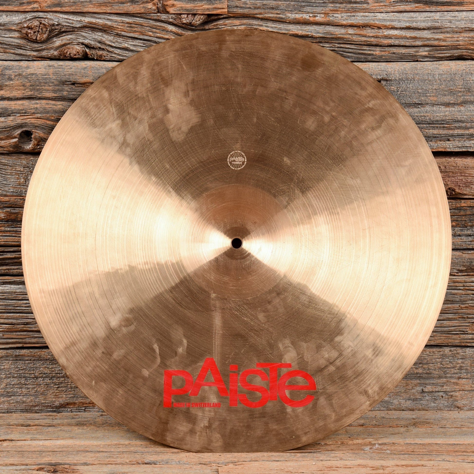 Paiste 20” 2002 Crash Drums and Percussion