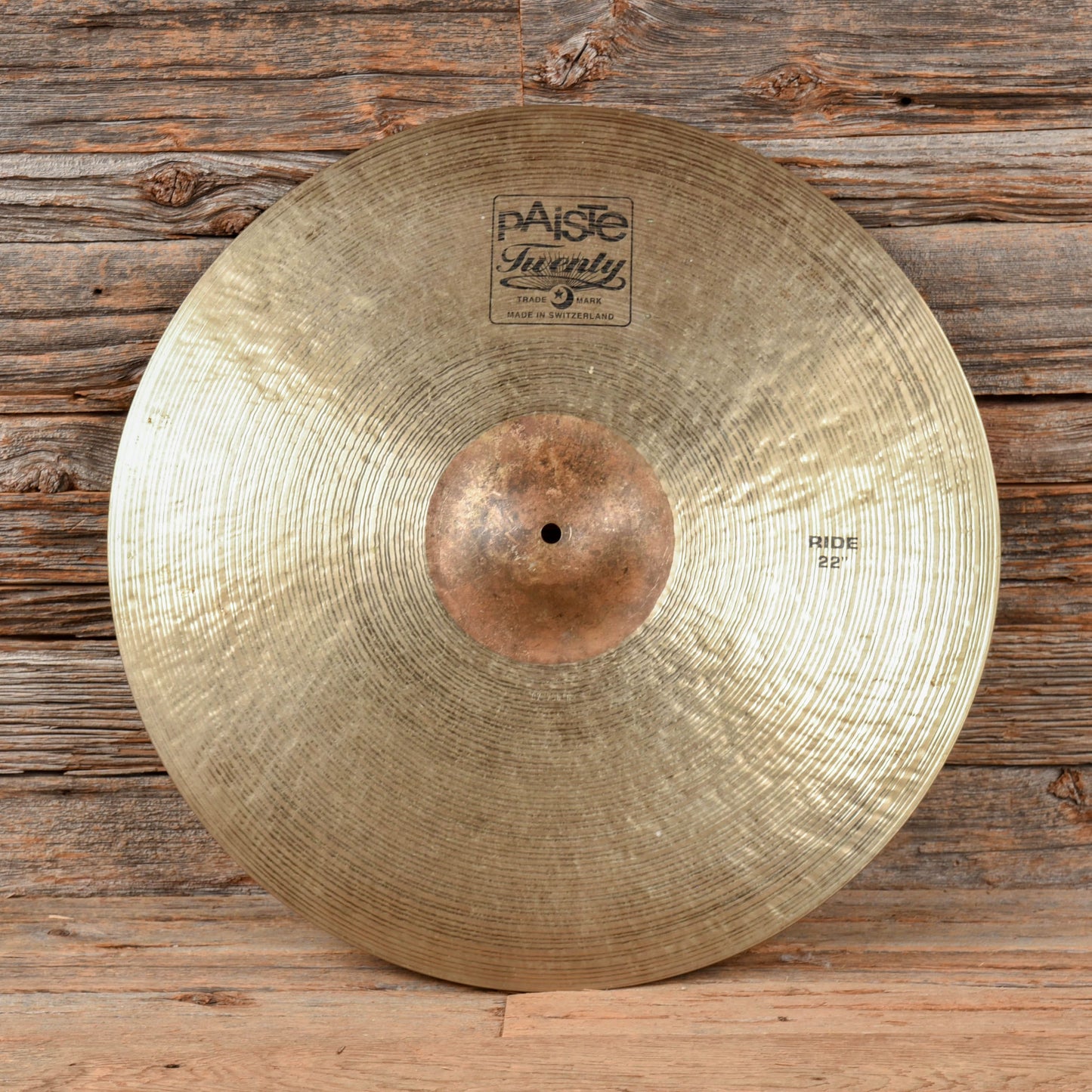 Paiste Twenty 22" Ride Drums and Percussion