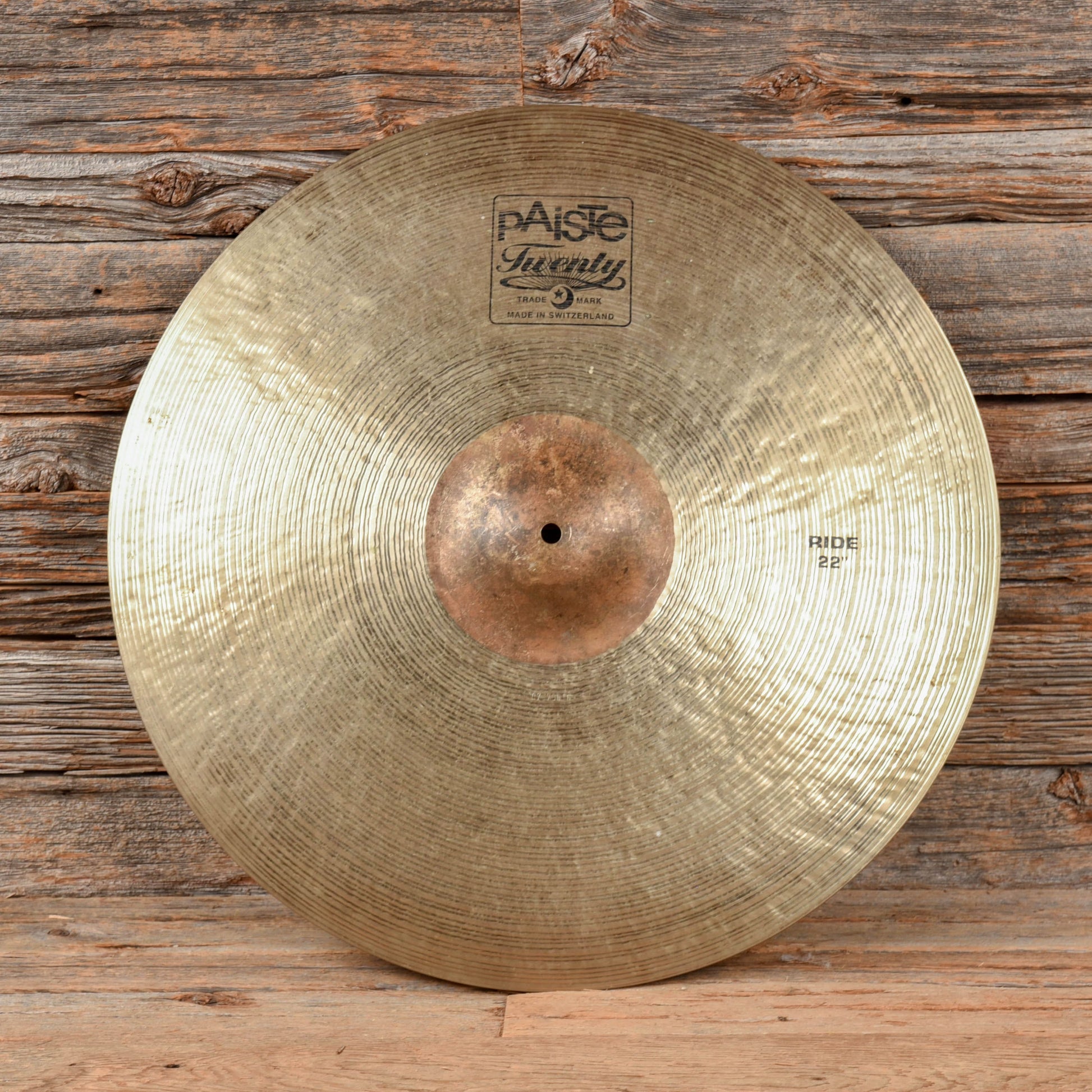 Paiste Twenty 22" Ride Drums and Percussion