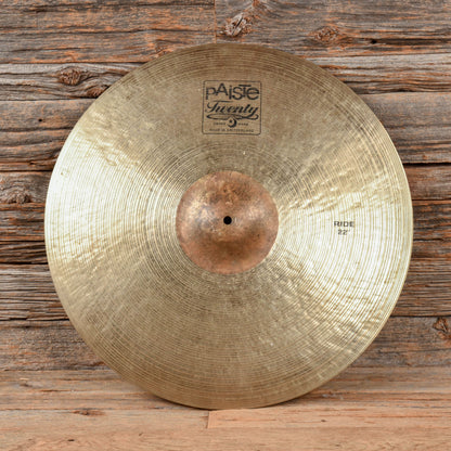 Paiste Twenty 22" Ride Drums and Percussion