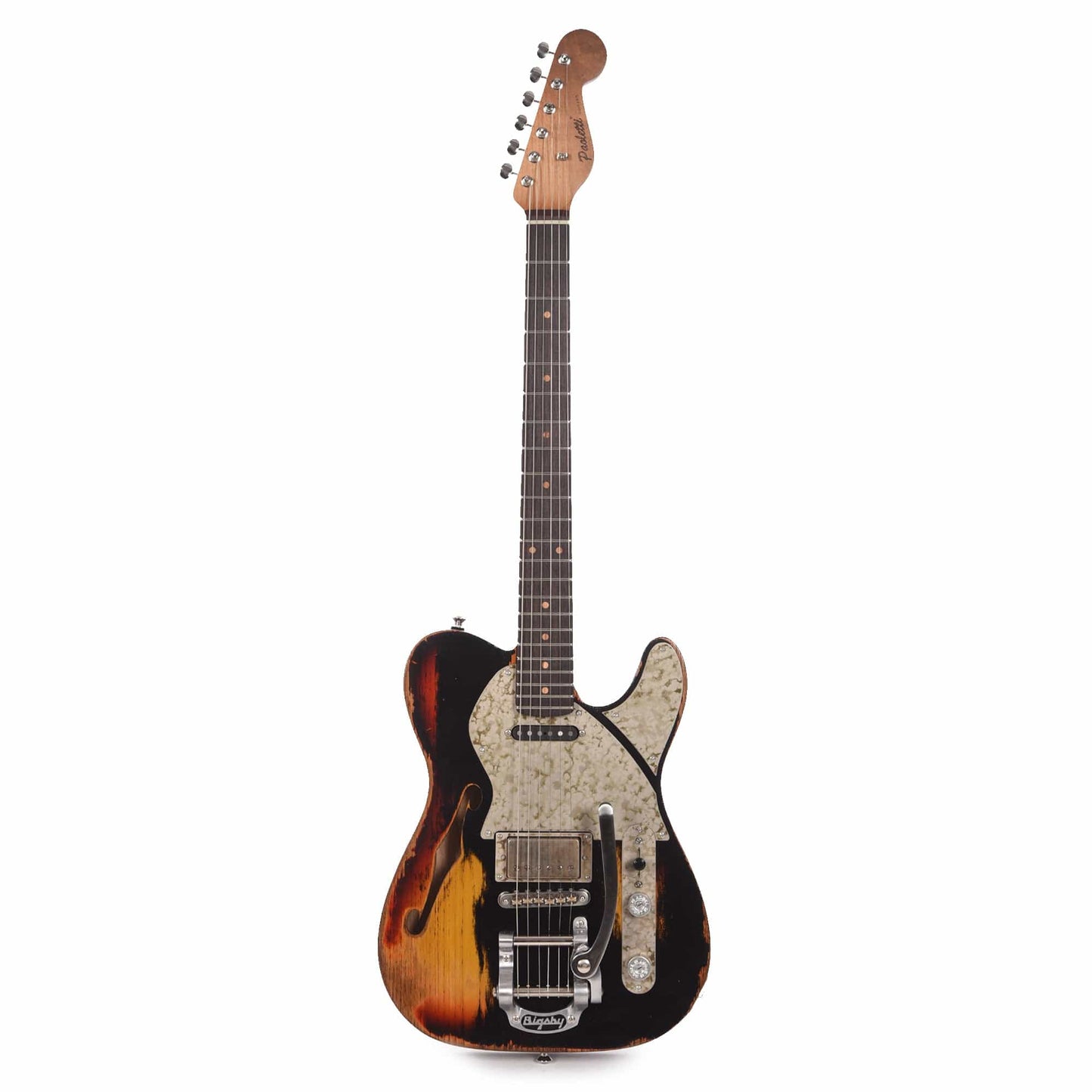 Paoletti Lounge Series Nancy HS Heavy Black w/Bigsby Electric Guitars / Semi-Hollow