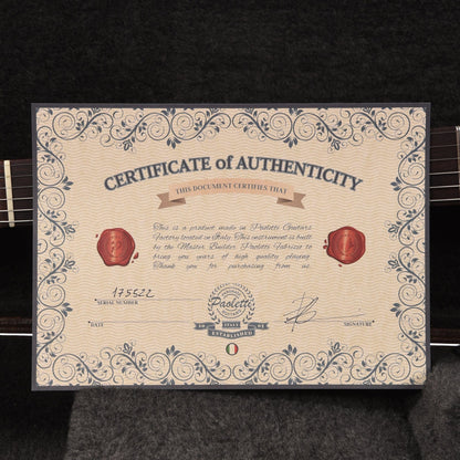 Paoletti Lounge Series Nancy HS Heavy Black w/Bigsby Electric Guitars / Semi-Hollow