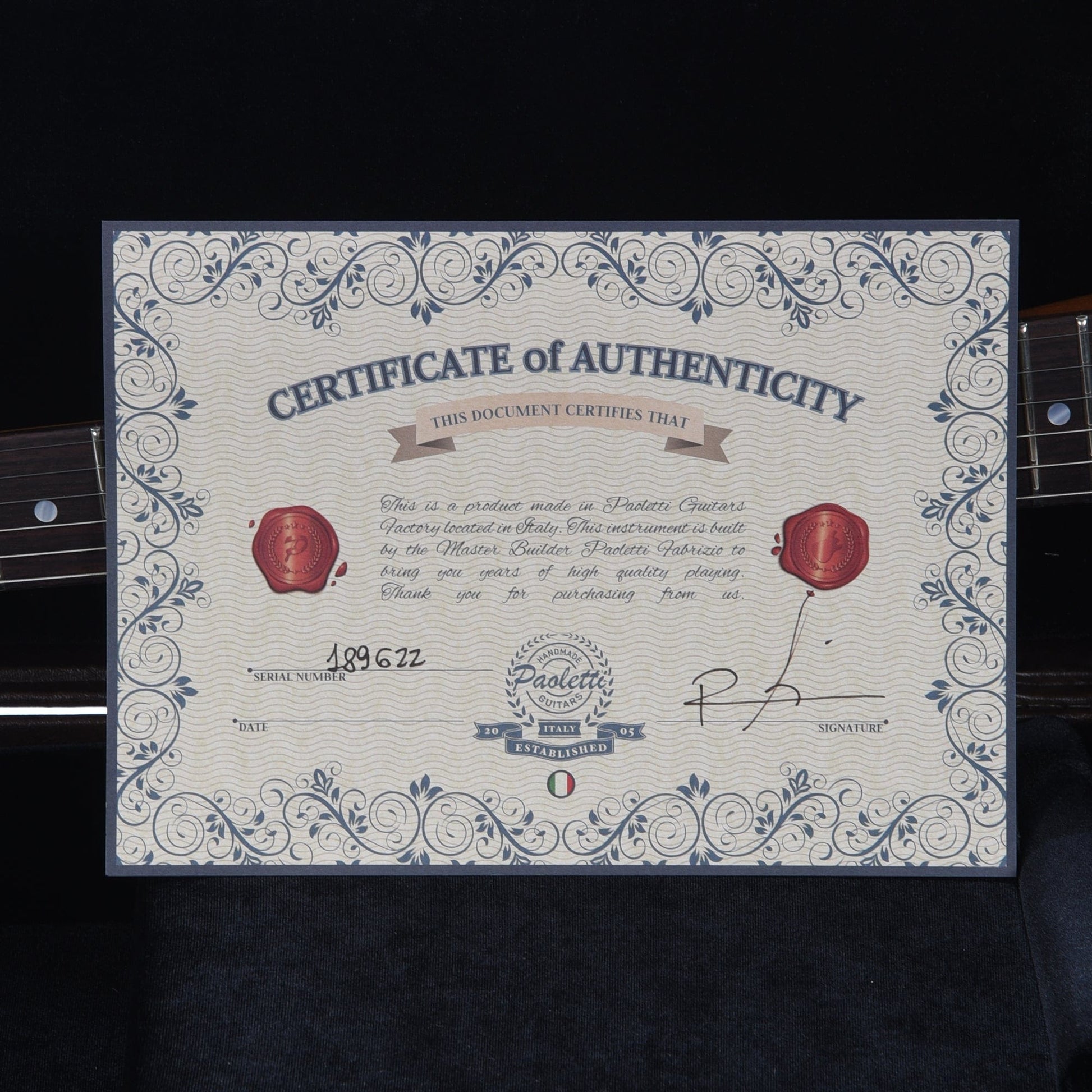 Paoletti 128 Loft HH Natural Electric Guitars / Solid Body