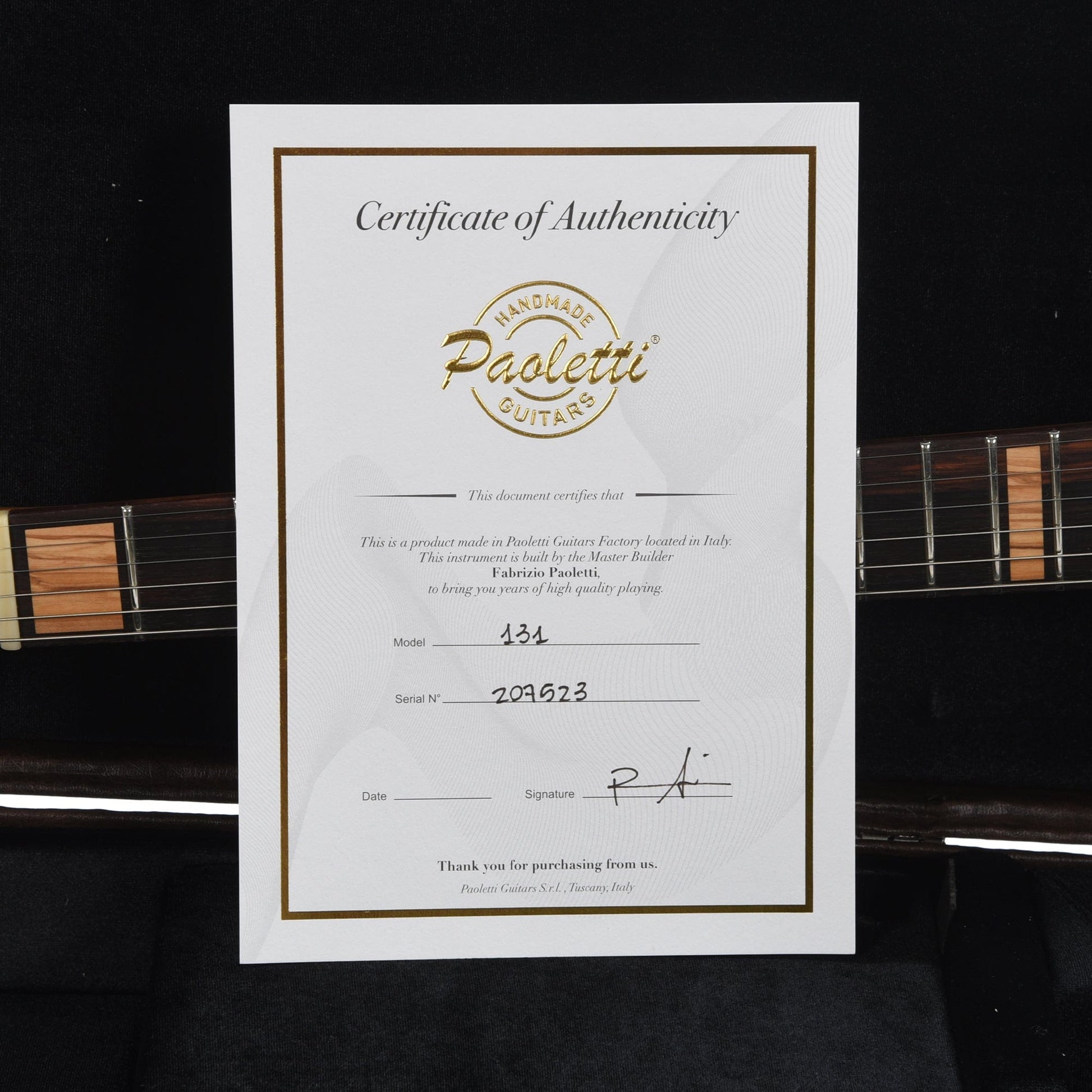 Paoletti 131 Loft HH Gold Electric Guitars / Solid Body