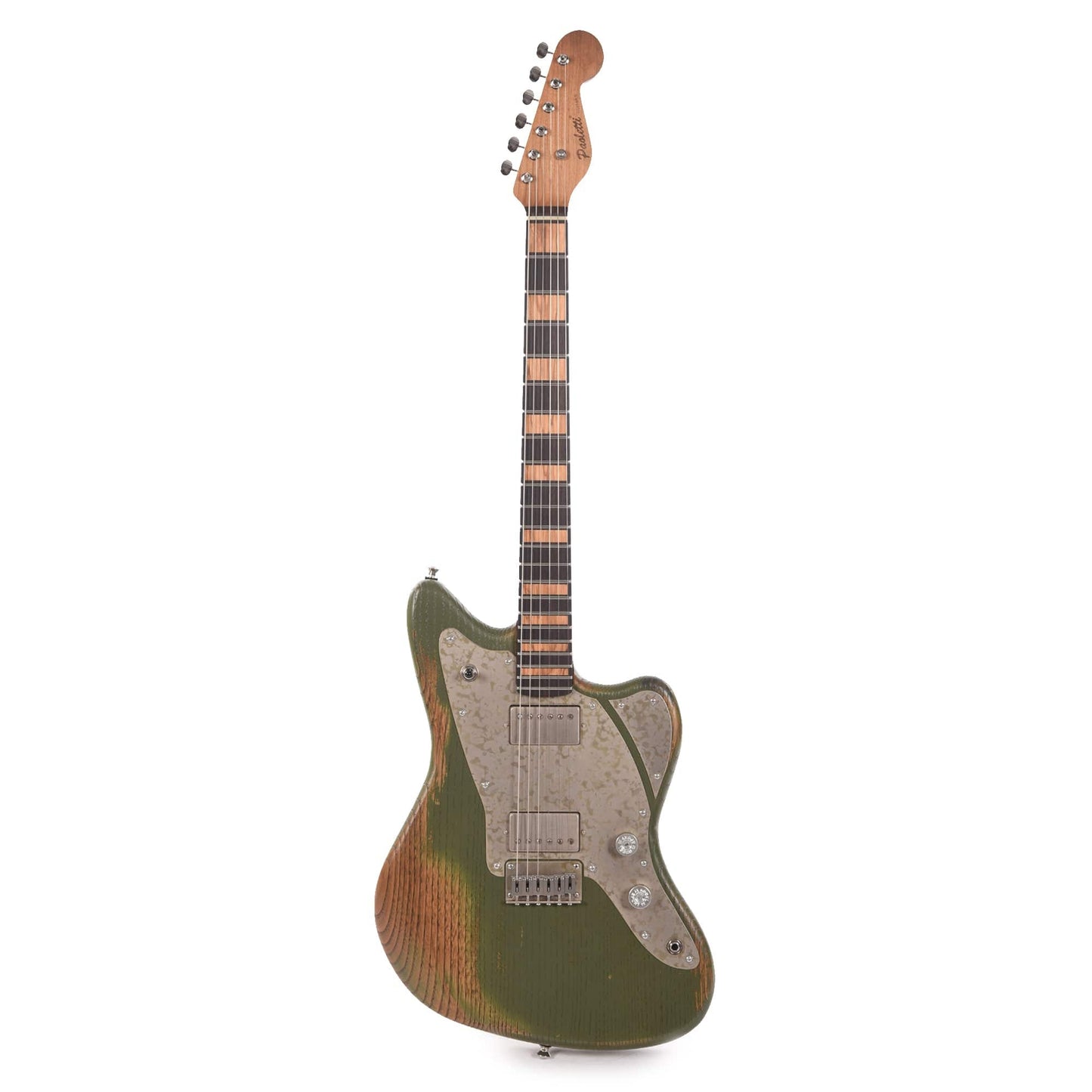 Paoletti Loft Series 112 Army Green w/Olive Block Inlays Electric Guitars / Solid Body