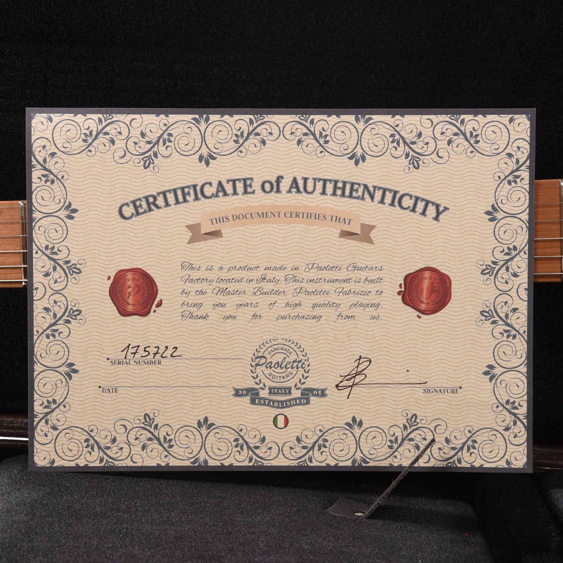 Paoletti Loft Series Nancy Tobacco Electric Guitars / Solid Body