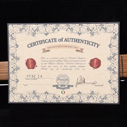 Paoletti Loft Series Stratospheric Heavy Black (Serial #153521) Electric Guitars / Solid Body
