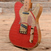 Paoletti Nancy Tele Red Leather Top Electric Guitars / Solid Body