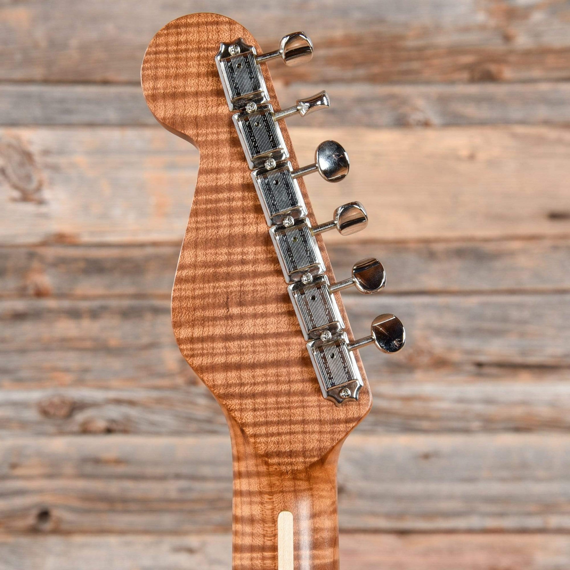 Paoletti Nancy Tele Red Leather Top Electric Guitars / Solid Body