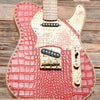 Paoletti Nancy Tele Red Leather Top Electric Guitars / Solid Body