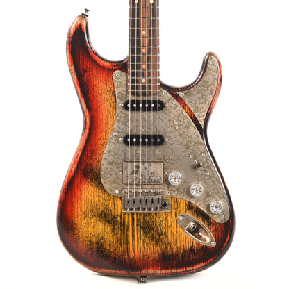 Paoletti Straospheric Loft HSS Relic Black Exotic Ebony Electric Guitars / Solid Body