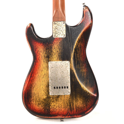 Paoletti Straospheric Loft HSS Relic Black Exotic Ebony Electric Guitars / Solid Body