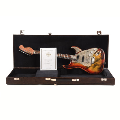 Paoletti Straospheric Loft HSS Relic Black Exotic Ebony Electric Guitars / Solid Body