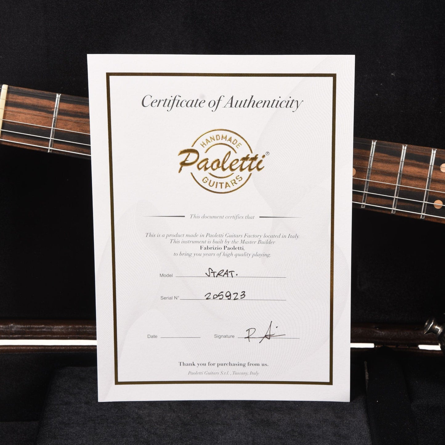 Paoletti Straospheric Loft HSS Relic Black Exotic Ebony Electric Guitars / Solid Body