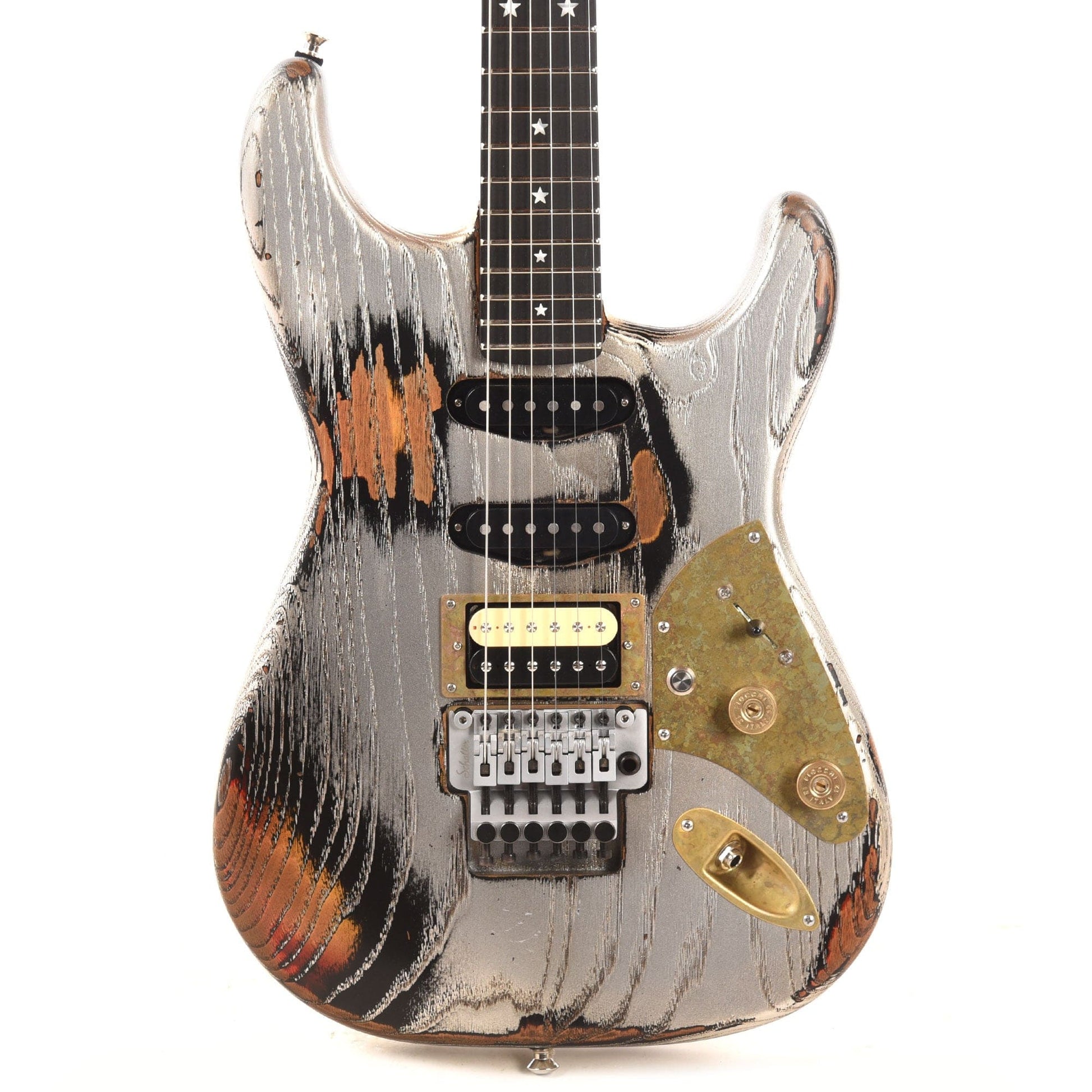 Paoletti Straospheric Loft HSS Relic Black Schaller Electric Guitars / Solid Body