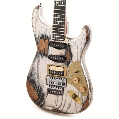 Paoletti Straospheric Loft HSS Relic Black Schaller Electric Guitars / Solid Body
