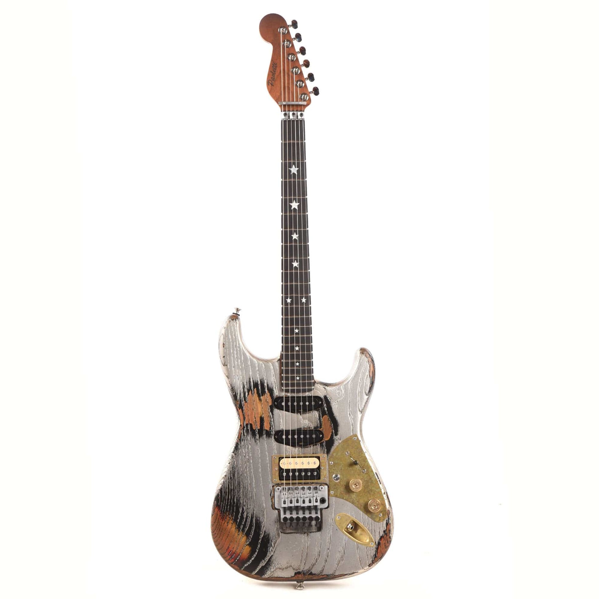 Paoletti Straospheric Loft HSS Relic Black Schaller Electric Guitars / Solid Body