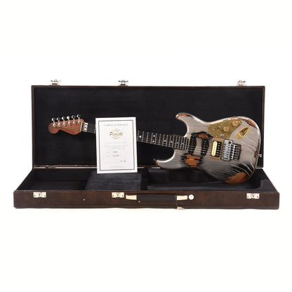 Paoletti Straospheric Loft HSS Relic Black Schaller Electric Guitars / Solid Body