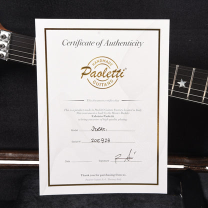 Paoletti Straospheric Loft HSS Relic Black Schaller Electric Guitars / Solid Body