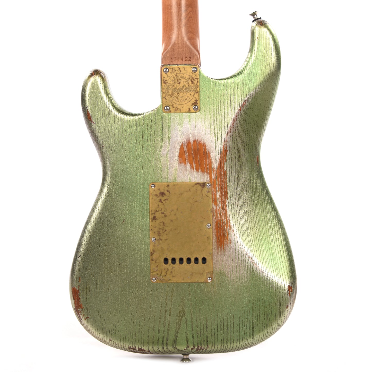 Paoletti Stratospheric Loft HSS Firemist Green Relic Electric Guitars / Solid Body