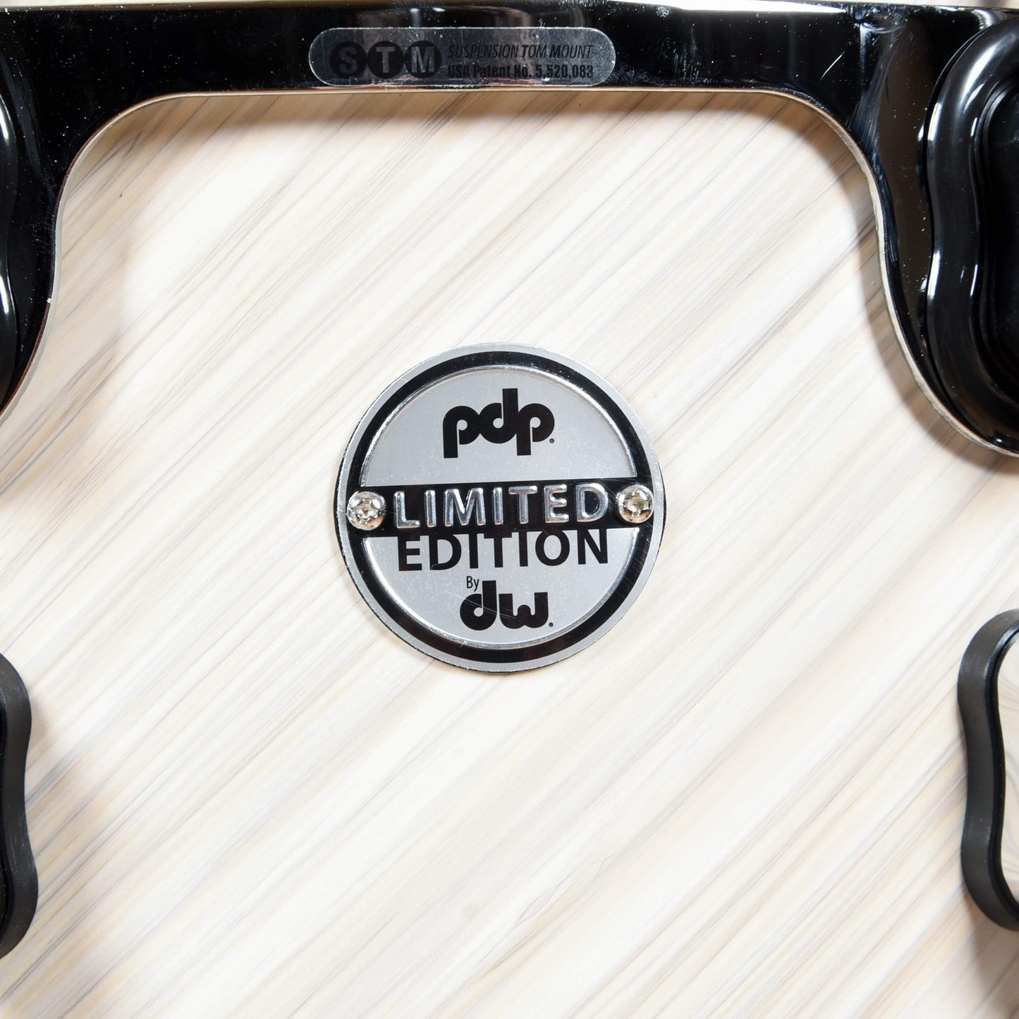 PDP Concept Limited Edition 12/16/22 3pc. Drum Kit Twisted Ivory w/Walnut Hoops Drums and Percussion / Acoustic Drums / Full Acoustic Kits