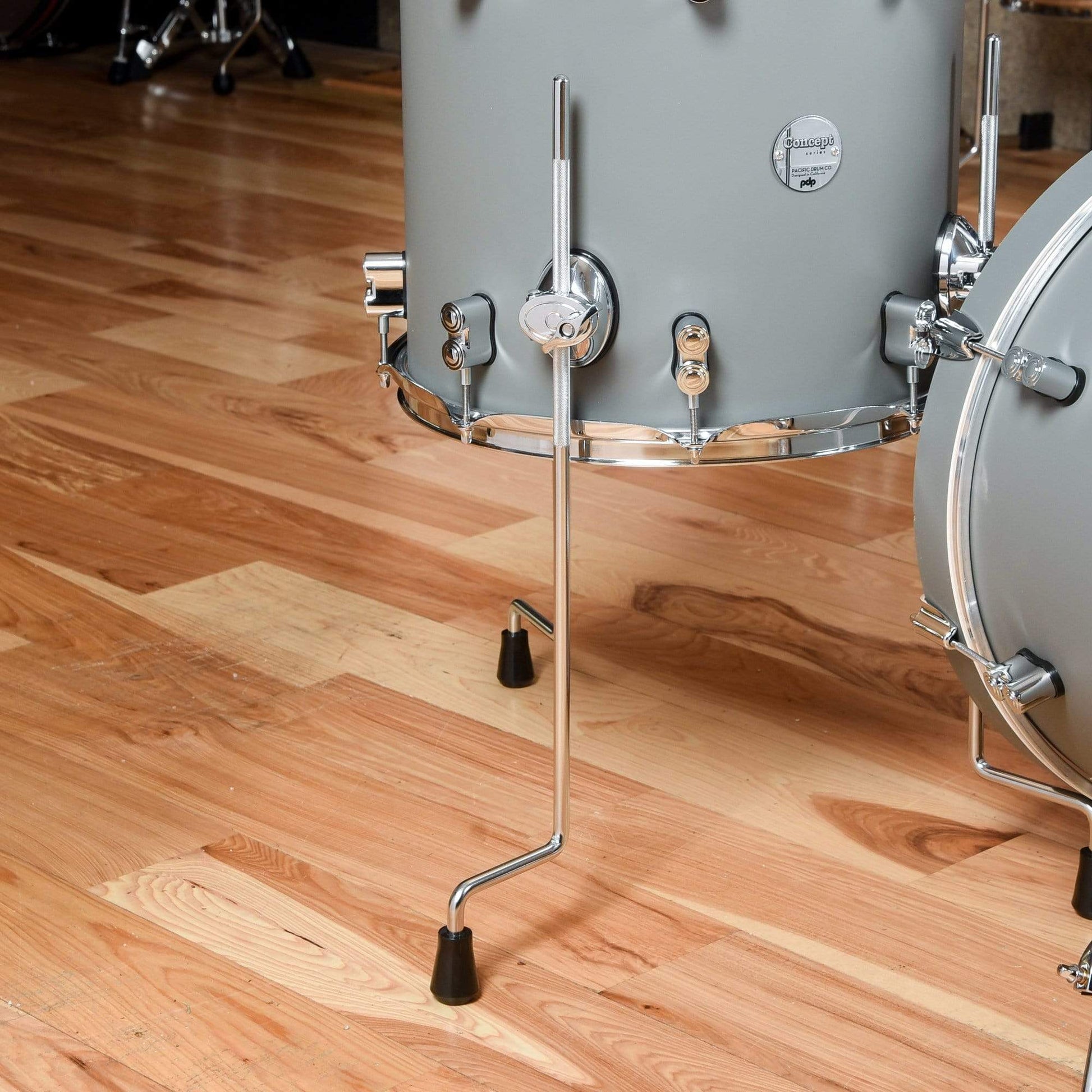 PDP Concept Maple 12/14/18 3pc. Drum Kit Satin Pewter Drums and Percussion / Acoustic Drums / Full Acoustic Kits